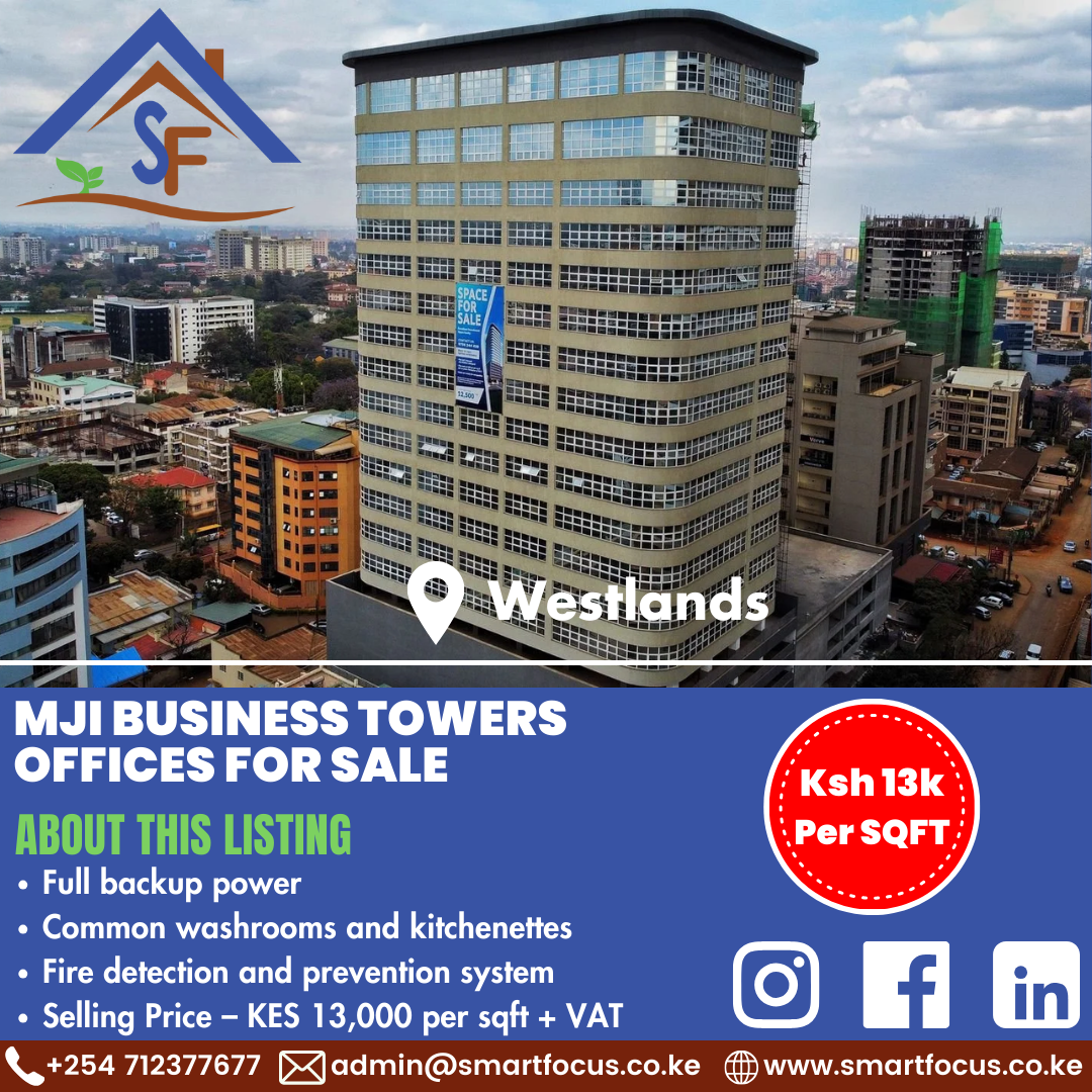 Mji Business Towers Offices for Sale – Westlands