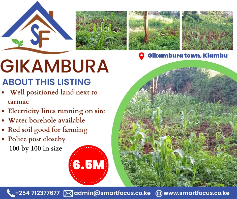 Gikambura 100*100 Plot for Sale